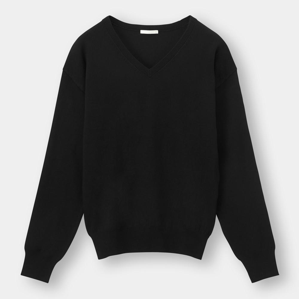 GUのVネックセーター(長袖) StyleHint