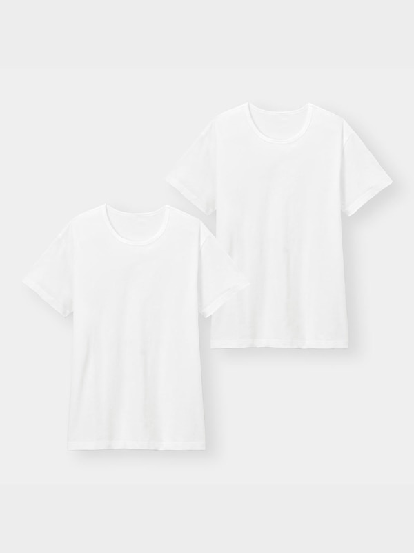 インナークルーネックT(半袖)2P