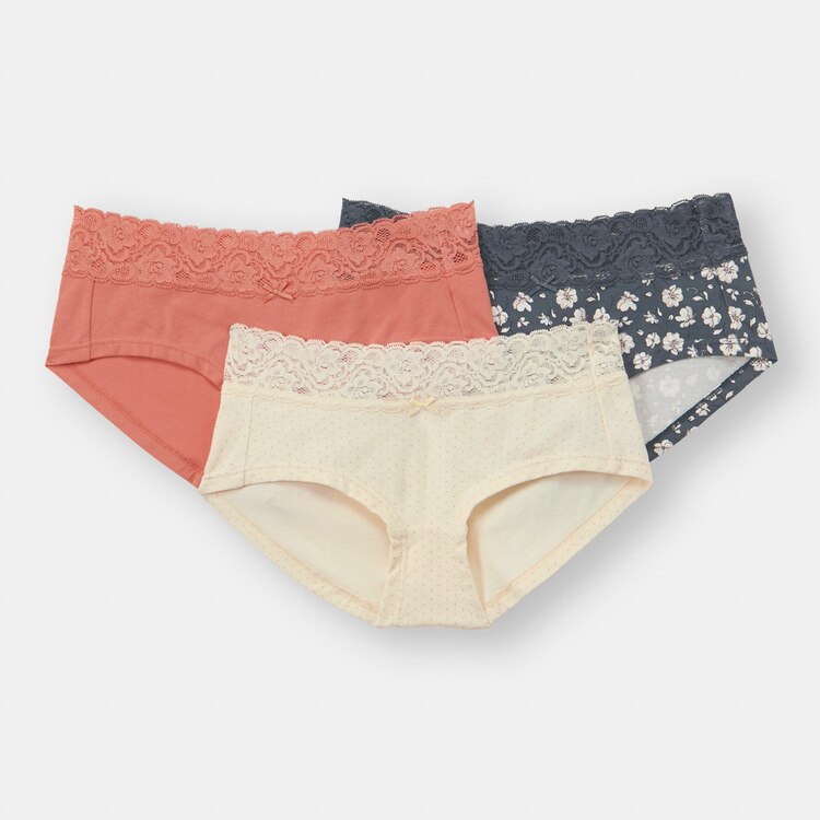 ローライズショーツ3p Gu ジーユー 公式通販オンラインストア