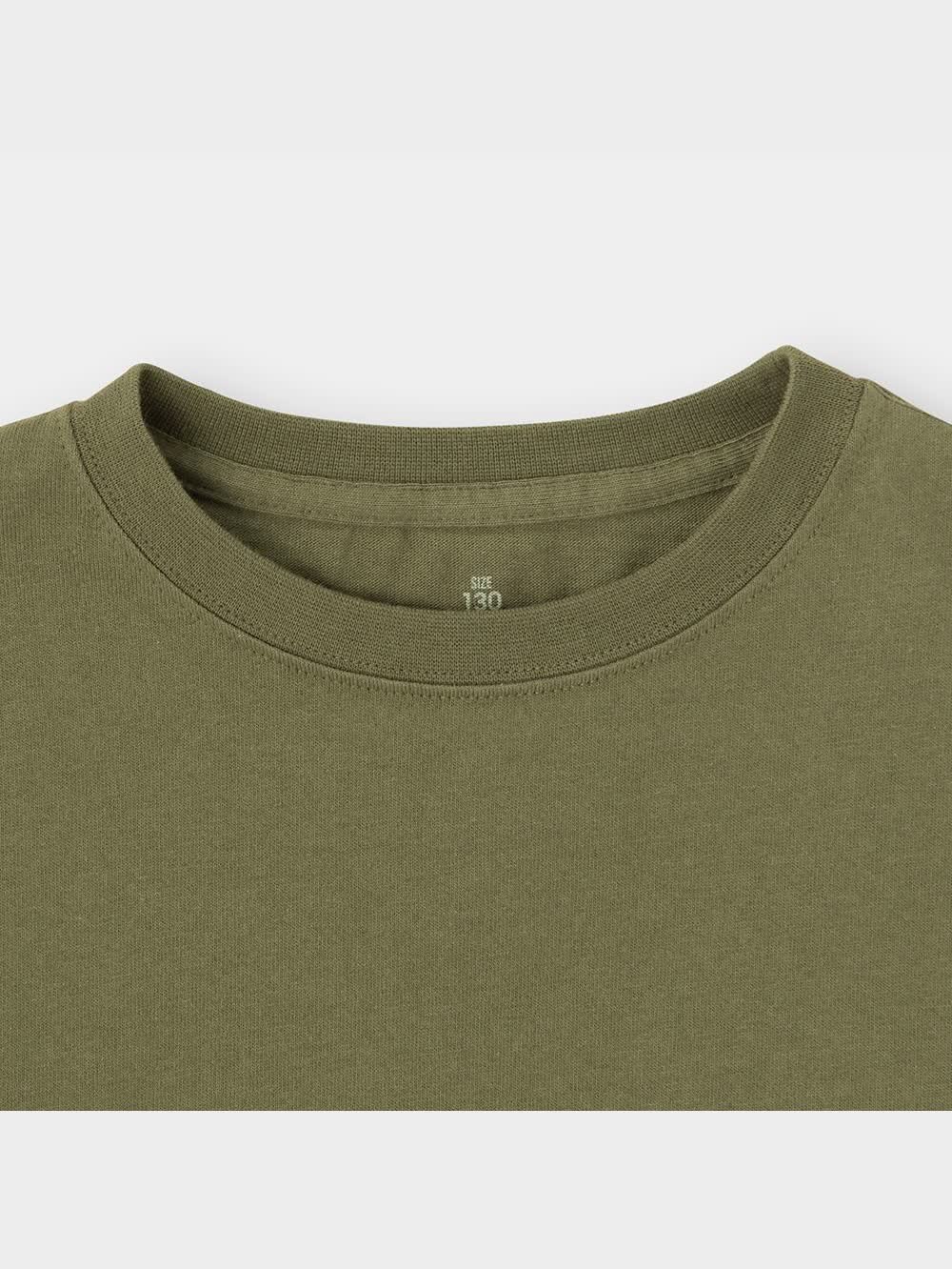 GU公式 | KIDS(男女兼用)コットンカラーT(半袖)