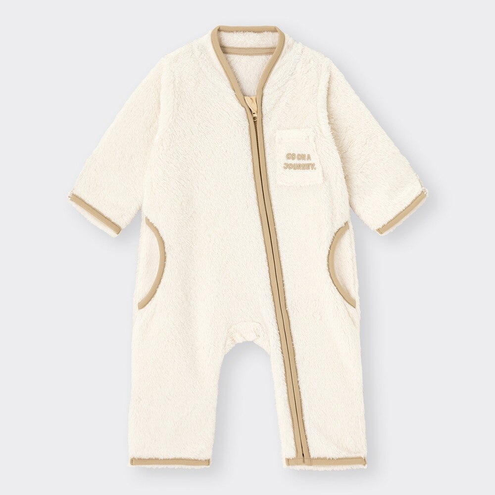 （GU）BABY(NEWBORN)カバーオール(長袖)(ボア)+Xのサムネイル