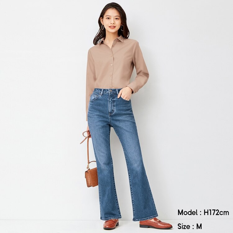 Gu公式 フレアジーンズsd ファッション通販サイト