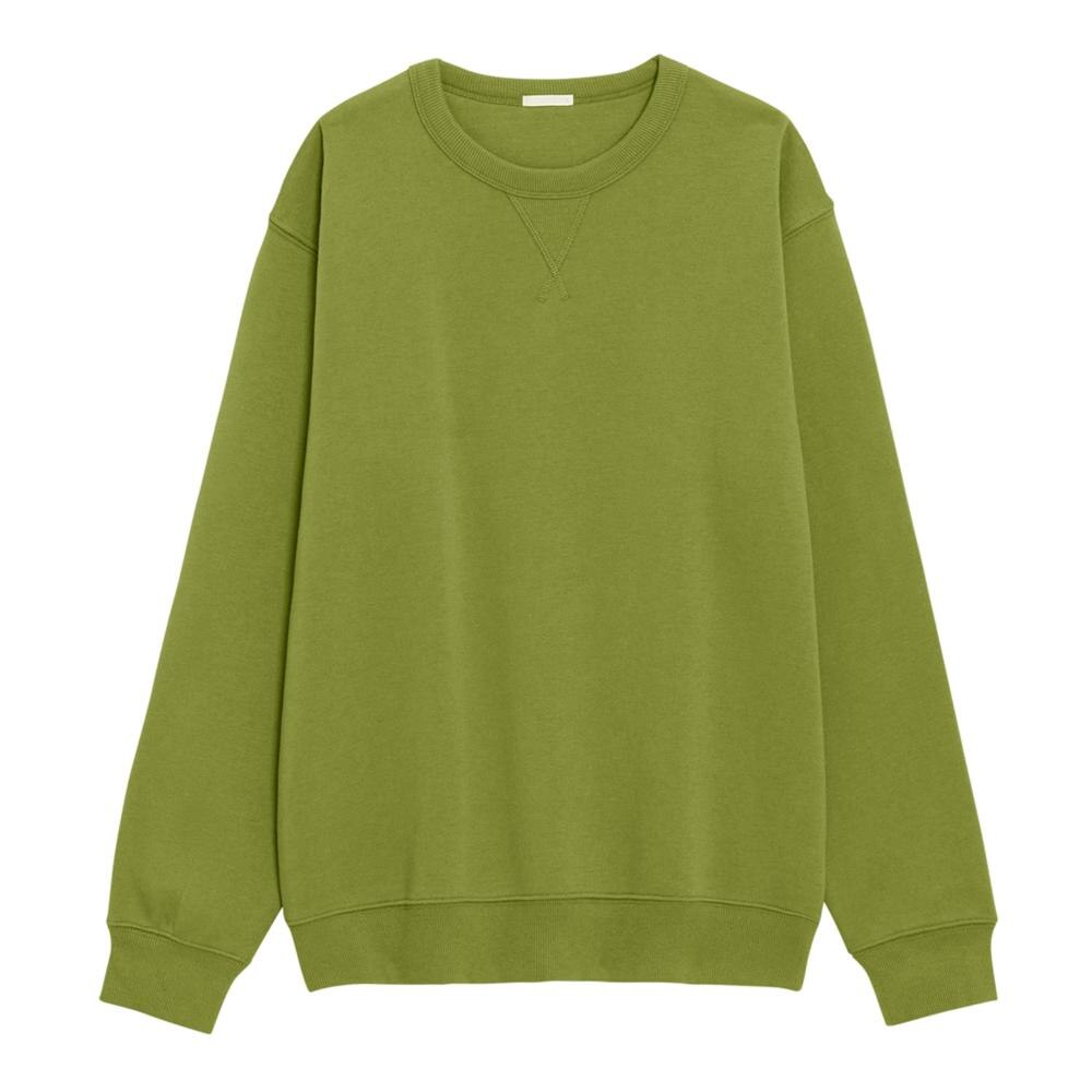 スウェットシャツ 長袖 とスーパーストレッチスキニージーンズ 股下76cm のコーデ Gu公式 Staff Styling
