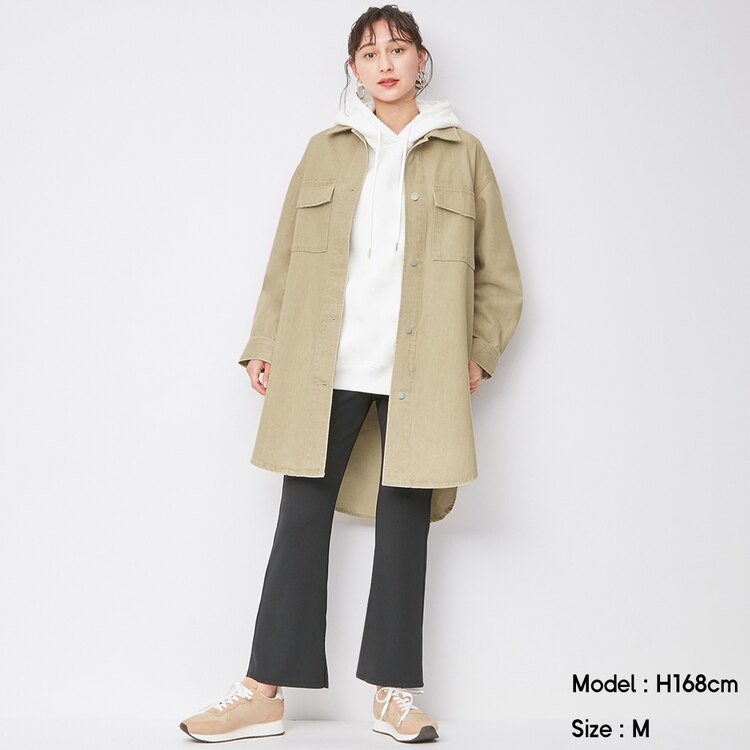 デニムロングcpoジャケットsd E セットアップ可能 Gu ジーユー 公式通販オンラインストア