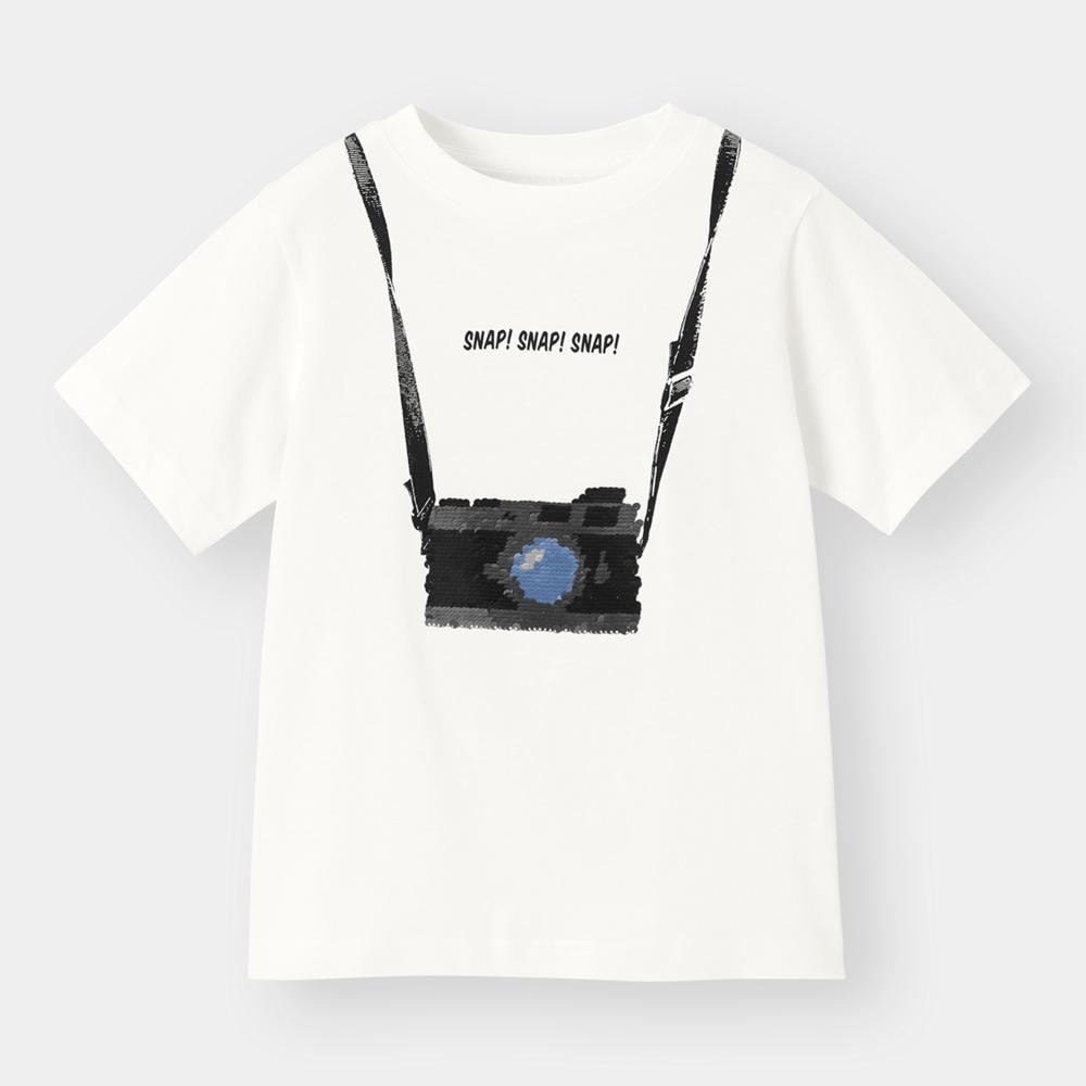 （GU）BOYSスパンコールT(半袖)(カメラ)のサムネイル