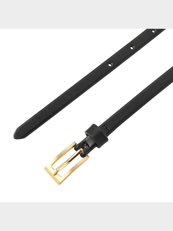 リサイクルレザーナローベルト