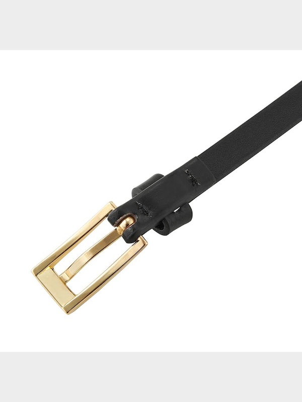 リサイクルレザーナローベルト