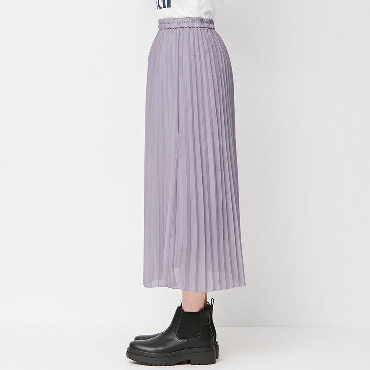 Gu公式 オーガンジープリーツスカート ファッション通販サイト