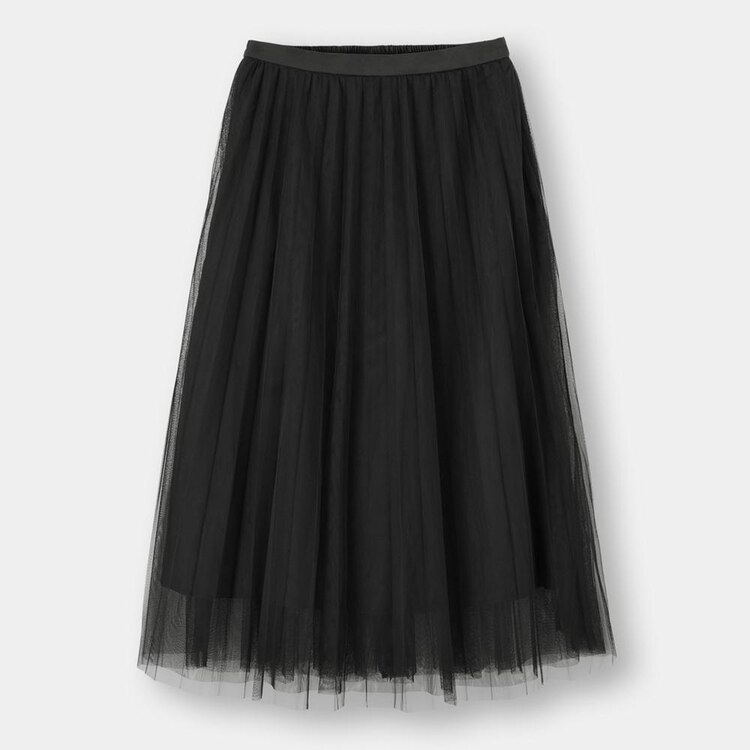 チュールプリーツスカート Gu ジーユー 公式通販オンラインストア