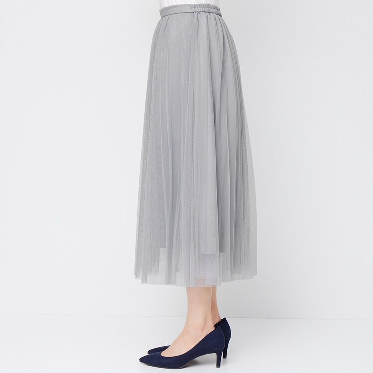 チュールプリーツスカート Gu ジーユー 公式通販オンラインストア