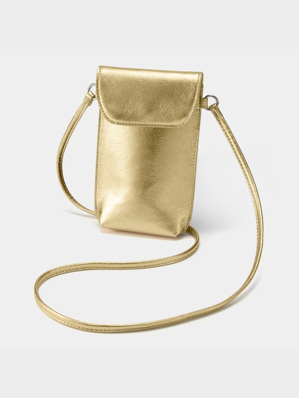 レザータッチネックポーチ