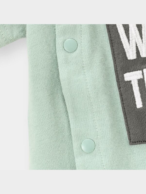 BABY(NEWBORN)カバーオール(半袖)(ボックスロゴ)+E