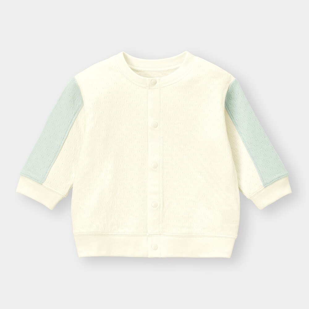 （GU）BABY(NEWBORN)UVカットブルゾン(長袖)(サイドライン)+Eのサムネイル