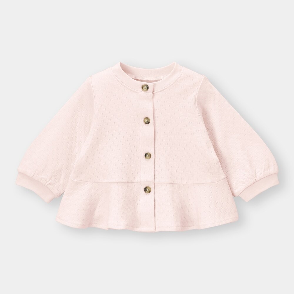 （GU）BABY(NEWBORN)UVカットブルゾン(長袖)(フリル)+Eのサムネイル