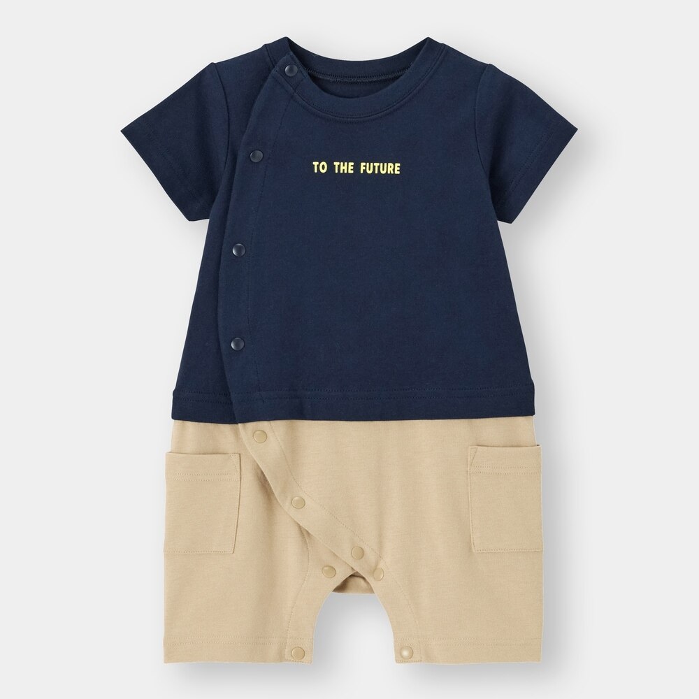 （GU）BABY(NEWBORN)セパオール(半袖)(ロゴ)+Eのサムネイル