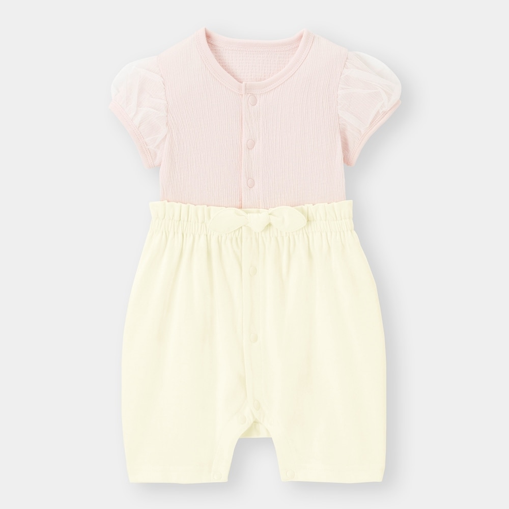 （GU）BABY(NEWBORN)セパオール(半袖)(チュールスリーブ)+Eのサムネイル