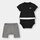 BABY(NEWBORN)ロンパースセット(半袖)(レイヤード)+E-BLACK