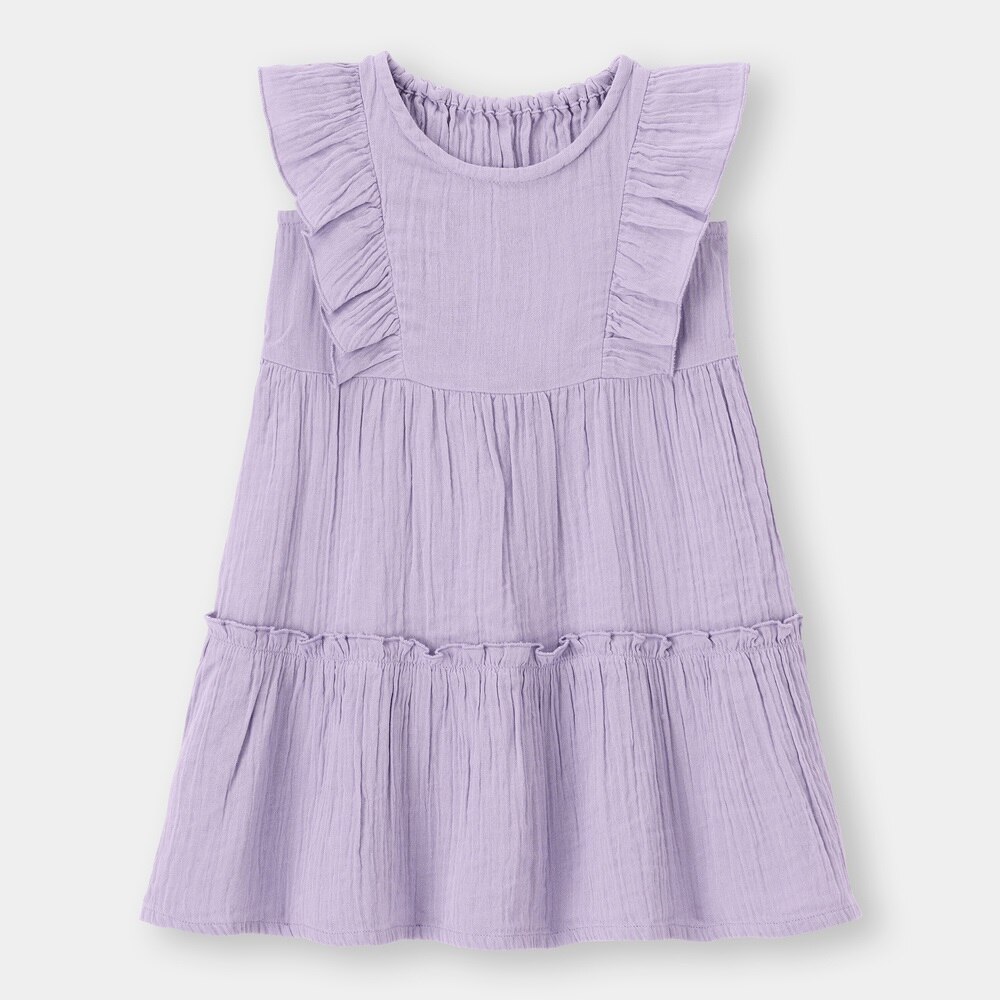 （GU）BABY(TODDLER)GIRLSティアードワンピース+Eのサムネイル