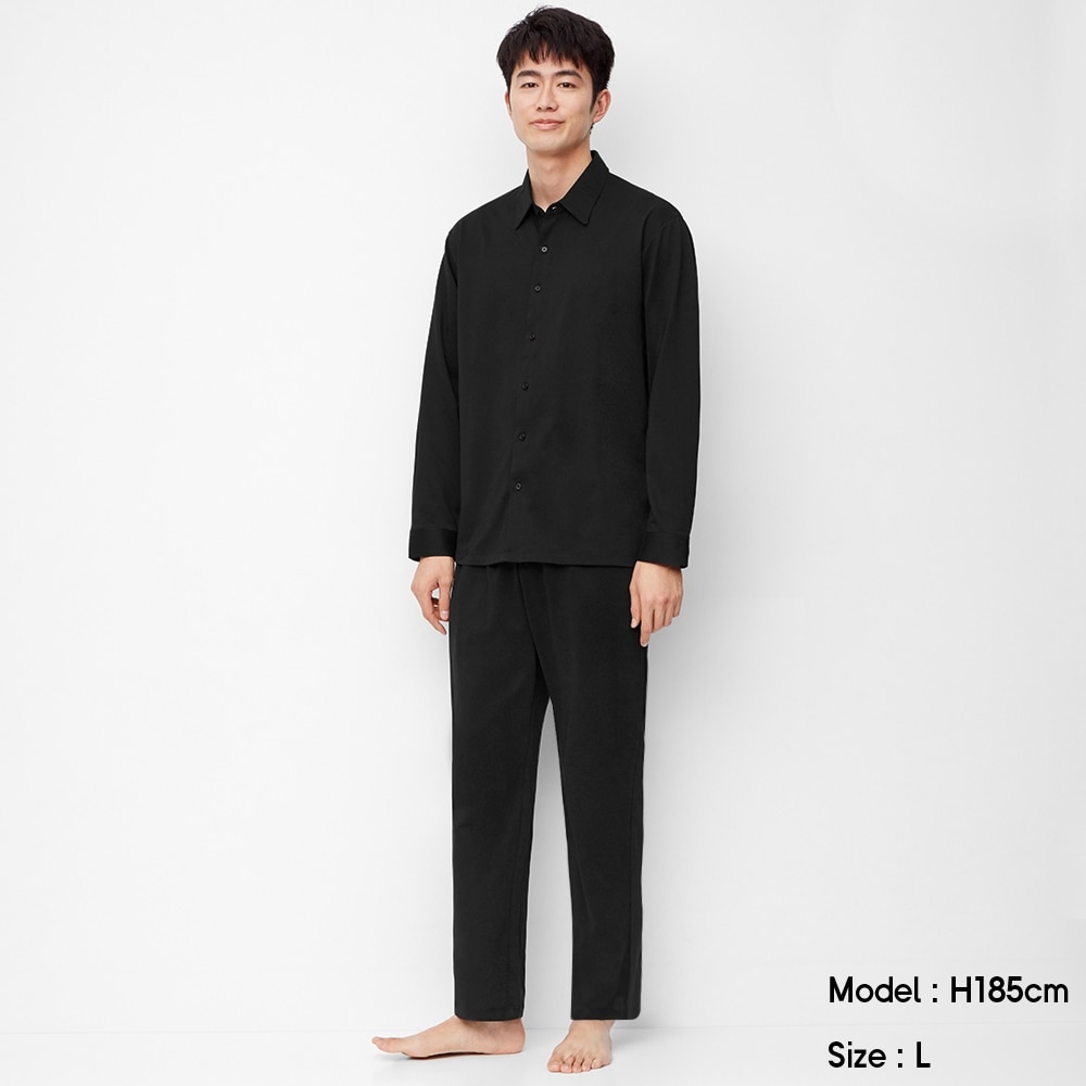 Gu公式 コンフォートシャツラウンジセット 長袖 ファッション通販サイト