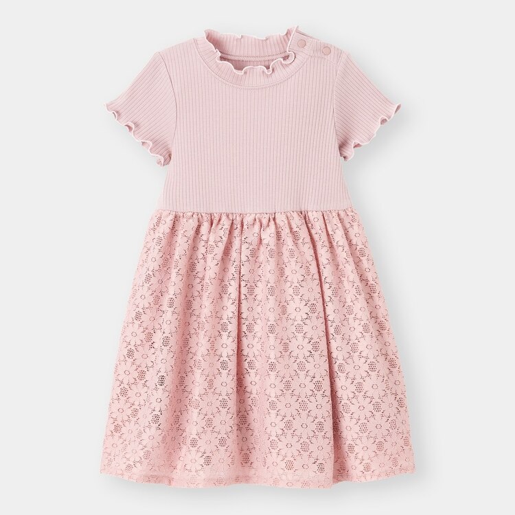 Baby Toddler Girlsレースコンビネーションワンピース 半袖 E Gu ジーユー 公式通販オンラインストア