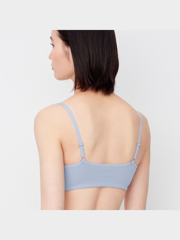 ナチュラルノンワイヤーブラ(リブ)(セットアップ可能)