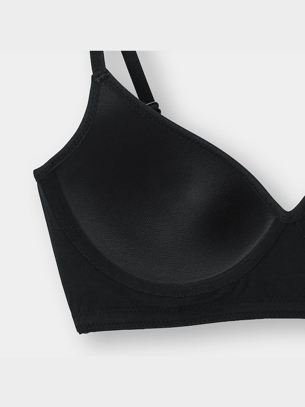 ナチュラルノンワイヤーブラ(リブ)(セットアップ可能)