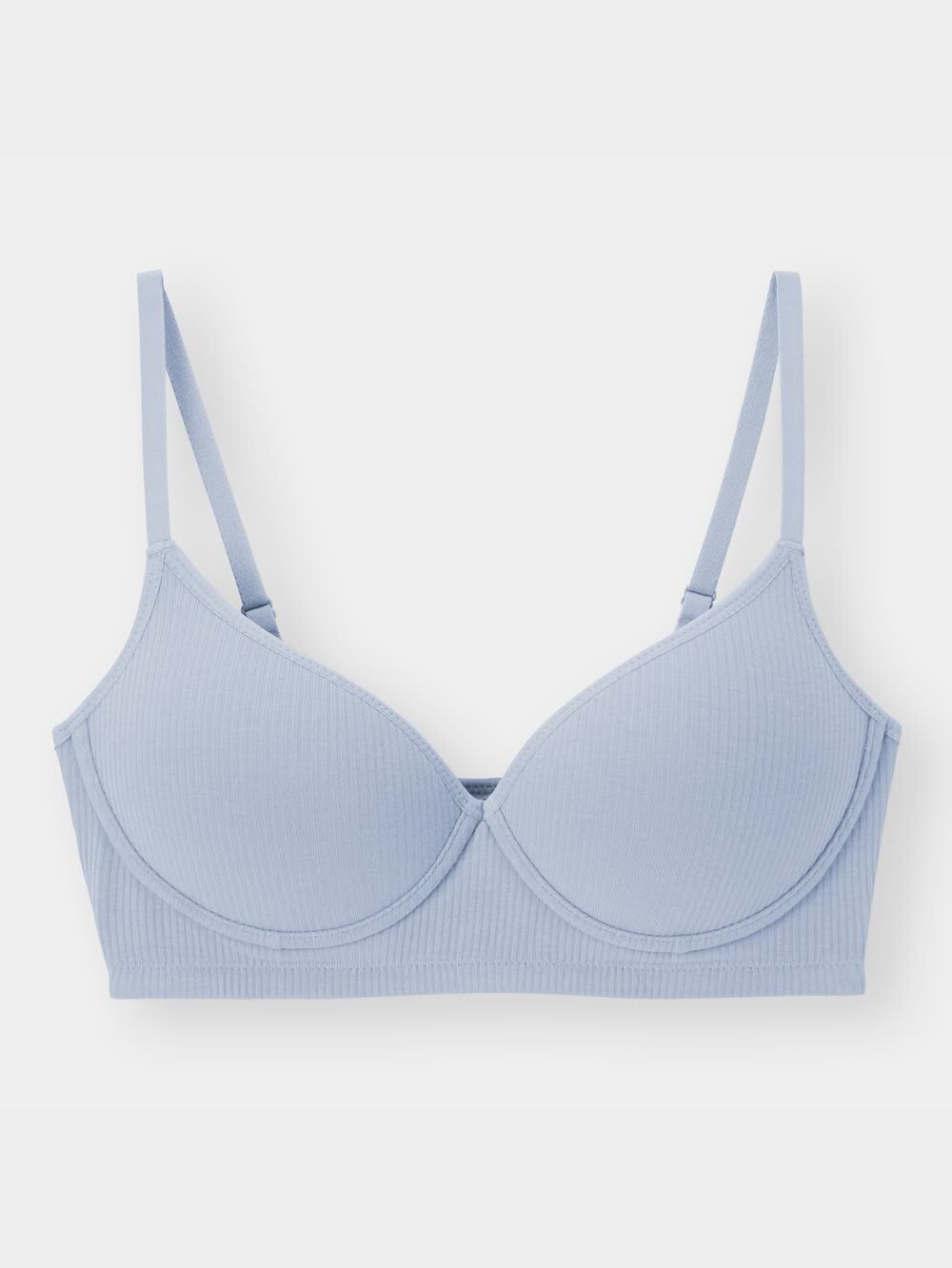 ぶー GU公式 | ナチュラルノンワイヤーブラ(リブ)(セットアップ可能)