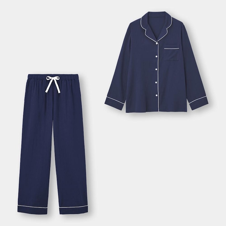 Gu公式 オーガニックコットンパジャマ 長袖 ファッション通販サイト