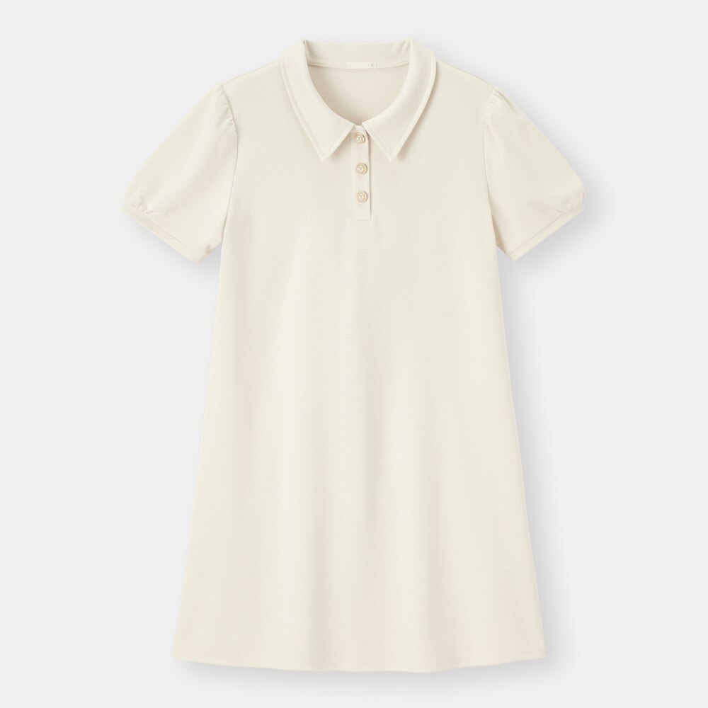 ビジューボタンポロワンピース 半袖 Yg X ファッション通販サイト Gu公式