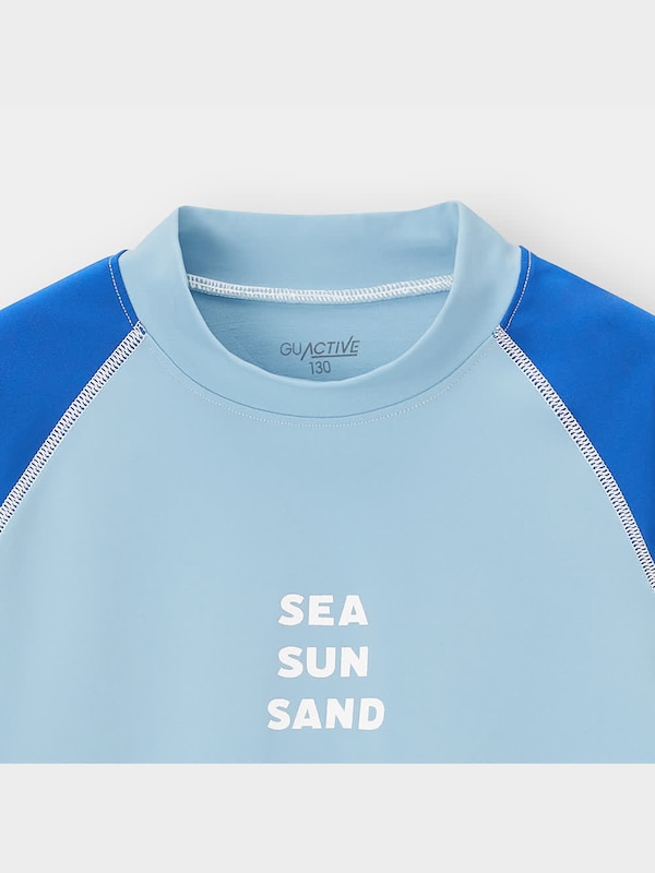 KIDS(男女兼用)ラッシュガード(長袖)GA+E