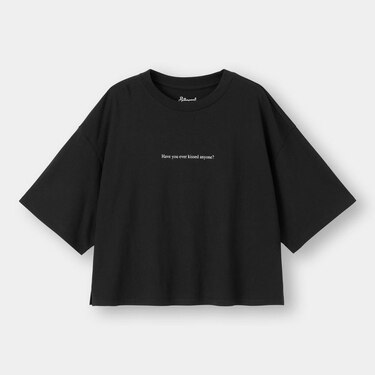 Gu公式 クロップドグラフィックt 5分袖 Movie 1 ファッション通販サイト