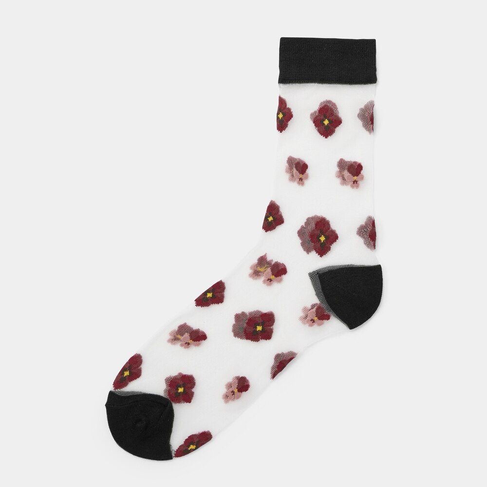 シアーソックス フラワー Gu ジーユー 公式通販オンラインストア