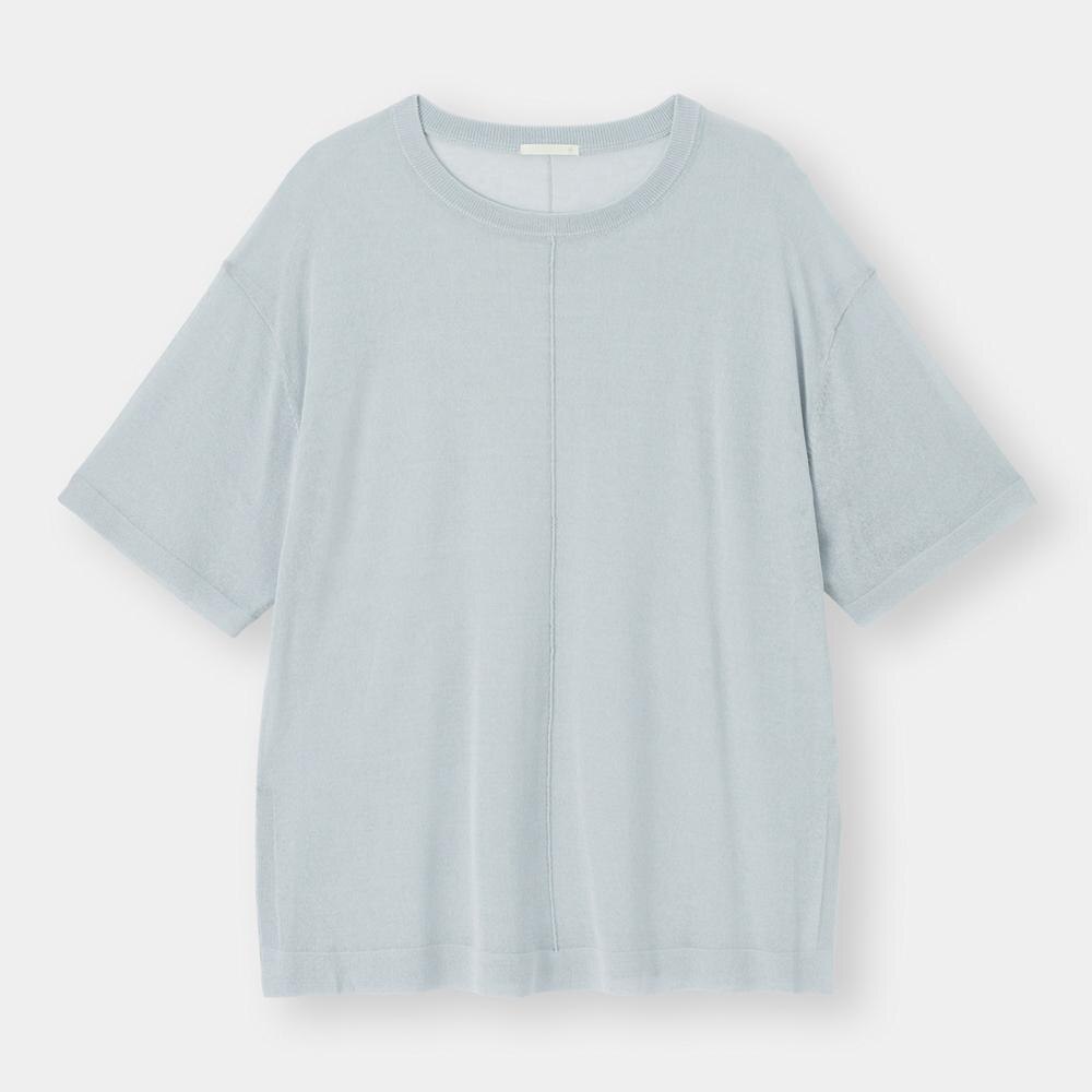 （GU）シアーオーバーサイズセーター(半袖)SD(セットアップ可能)のサムネイル