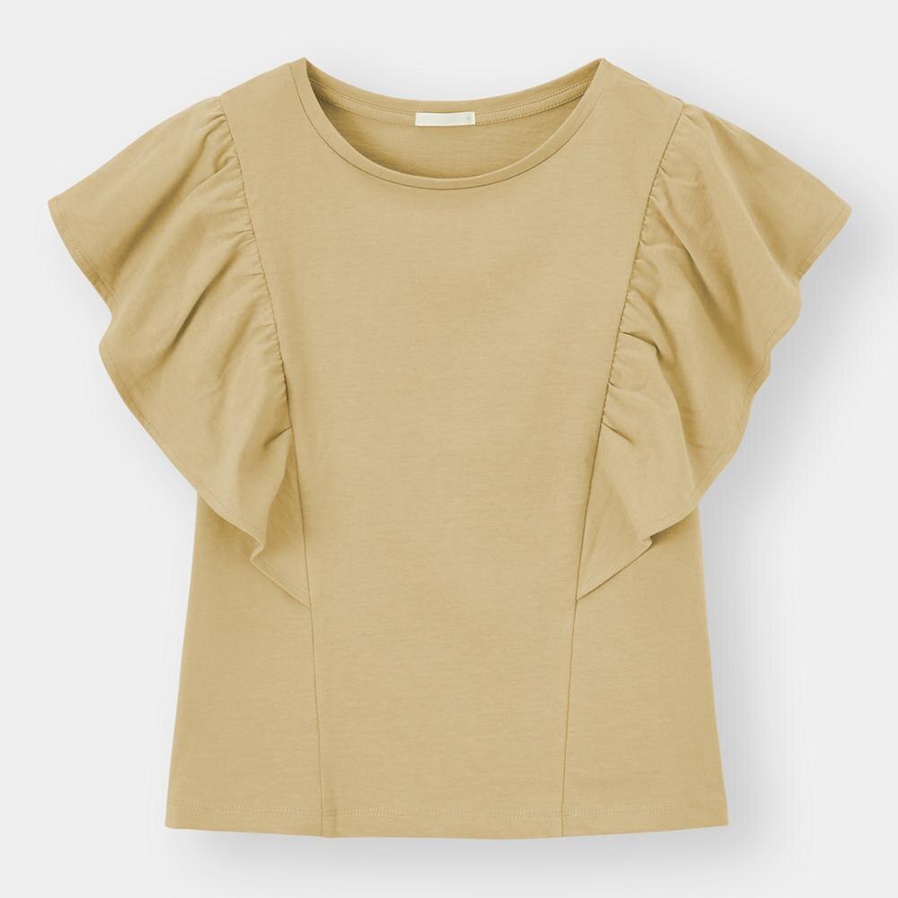 （GU）ラッフルデザインT(半袖)のサムネイル