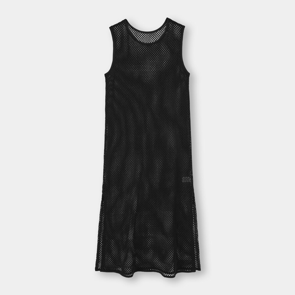 Gu公式 メッシュワンピース ノースリーブ ファッション通販サイト