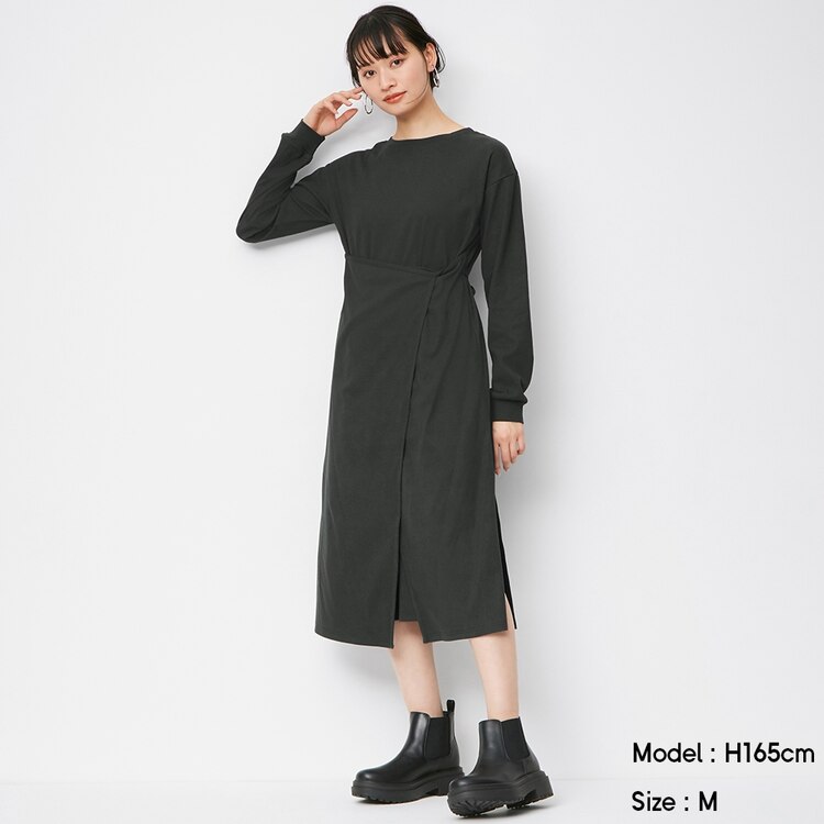 Gu公式 2wayワンピース 長袖 X ファッション通販サイト Gu公式 2wayワンピース 長袖 X ファッション通販サイト