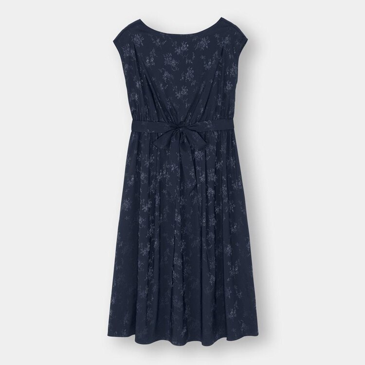 2wayサテンジャカードワンピース 半袖 Z X Gu ジーユー 公式通販オンラインストア