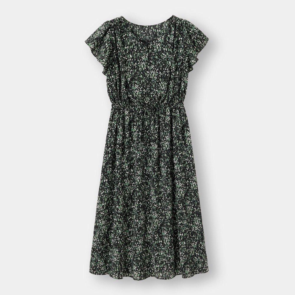 フラワープリントワンピース 半袖 Z E Gu ジーユー 公式通販オンラインストア