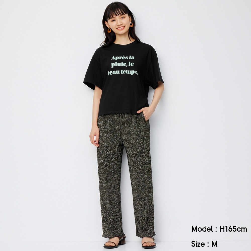 （GU）ドットプリントプリーツパンツSD+Xのサムネイル
