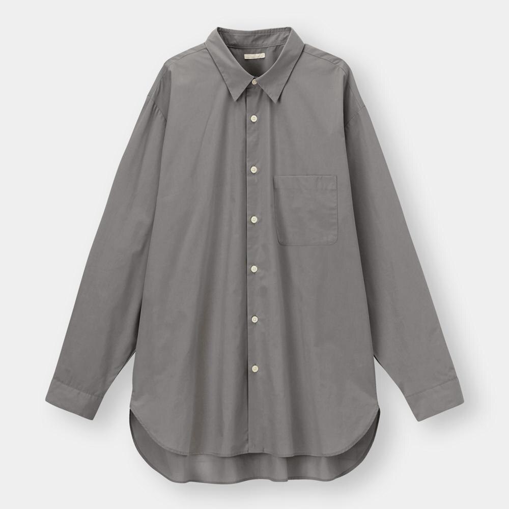 ブロードオーバーサイズシャツ 長袖 Gu ジーユー 公式通販オンラインストア