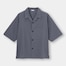 ドライワイドフィットオープンカラーシャツ(5分袖)(セットアップ可能)