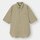 ブロードオーバーサイズシャツ(5分袖)-KHAKI