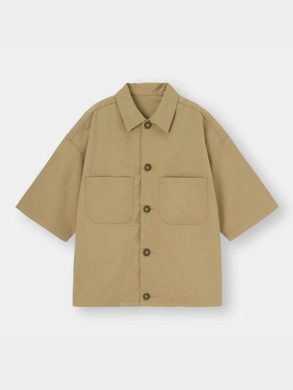 シェフシャツ(5分袖)(セットアップ可能)