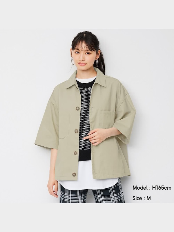 シェフシャツ(5分袖)(セットアップ可能)