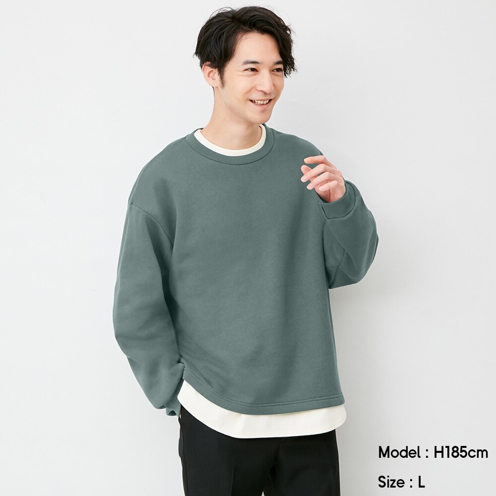 ワイドフィットスウェットシャツ 長袖 Nt Eと2wayスクエアショルダーバッグのコーデ Gu公式 Staff Styling
