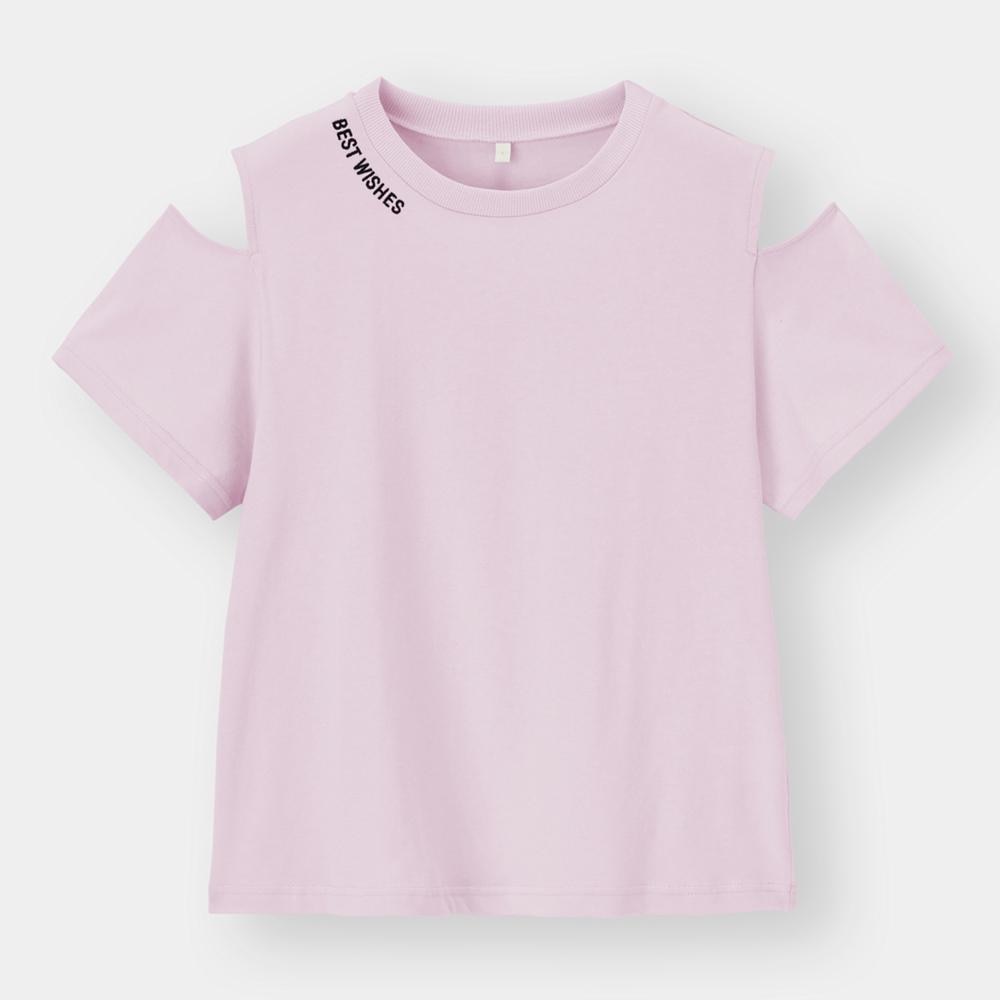 （GU）GIRLSオープンショルダーT(半袖)JRのサムネイル