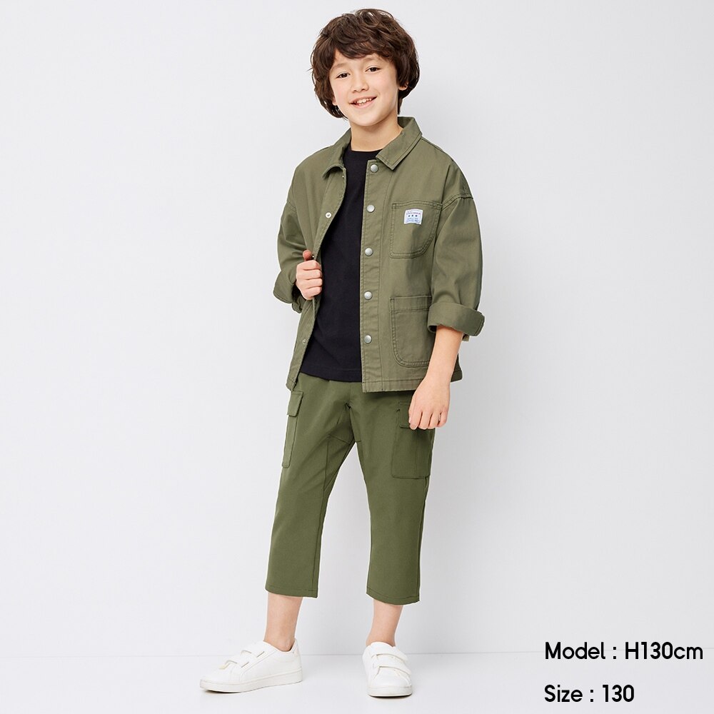 Gu公式 Boysドライカーゴクロップドパンツ X ファッション通販サイト