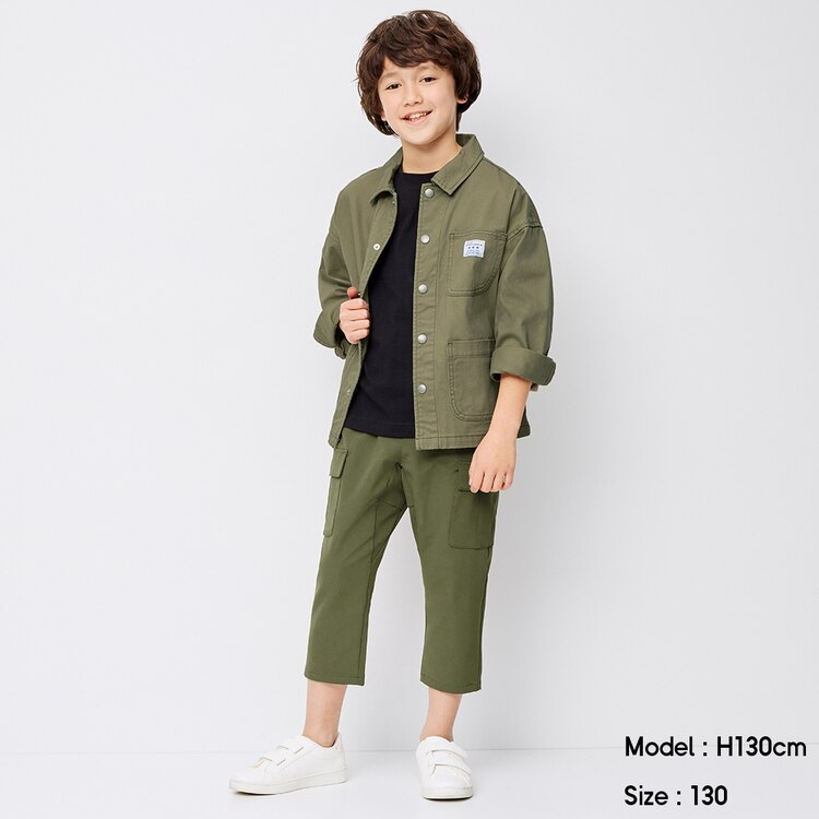 Gu公式 Boysドライカーゴクロップドパンツ X ファッション通販サイト