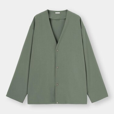 Gu公式 シャツカーディガン 長袖 Nt E セットアップ可能 ファッション通販サイト