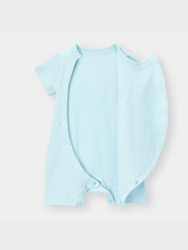 BABY(NEWBORN)カバーオール(半袖)(ロゴ)+E